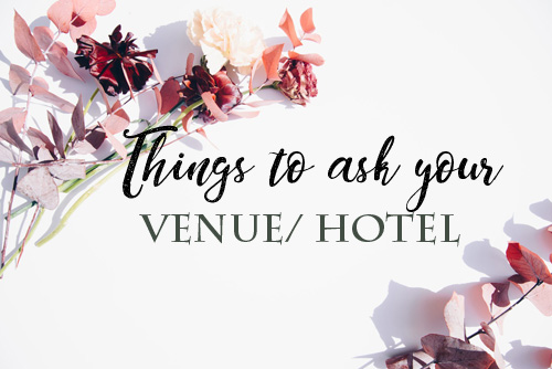 thingstoaskyourVENUE